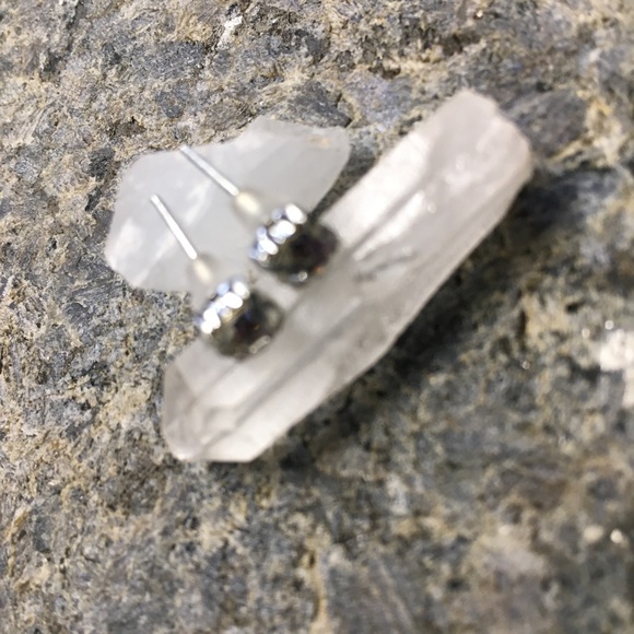 Offer?  3 pairs for triple piercing rhinestone Crystal look post earrings - Picture 5 of 7